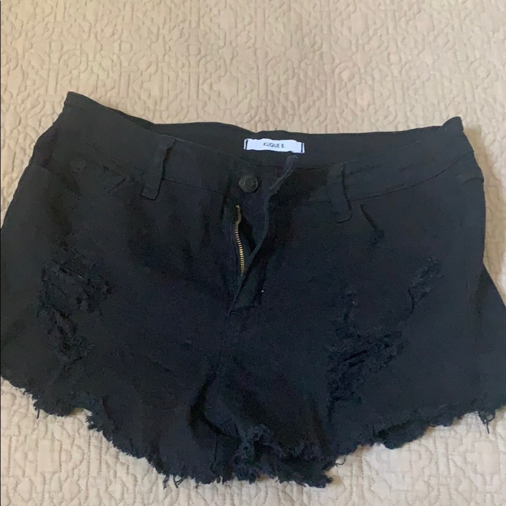 KLIQUE DENIM SHORTS EXCELLENT CONDITION WORN ONCE - Picture 1 of 2